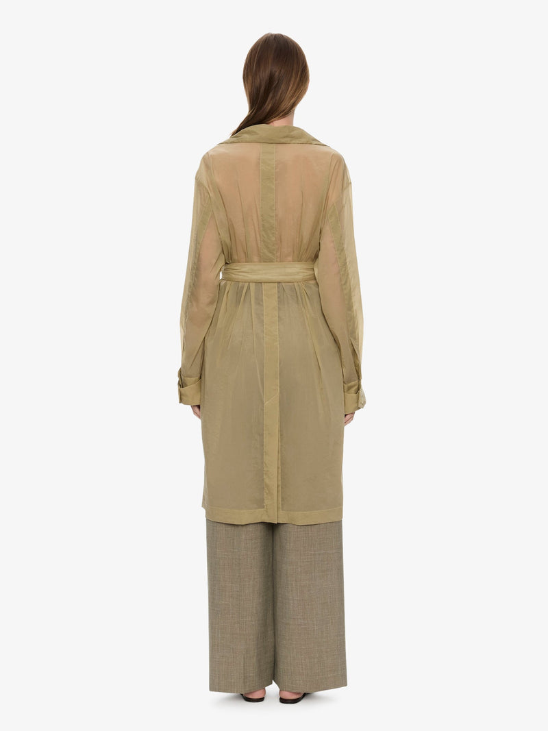 Lucent Mottled Sheer Chore Jacket - Image 4