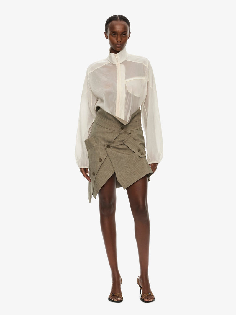 Dannie Lucent Mottled Sheer Bomber - Image 2