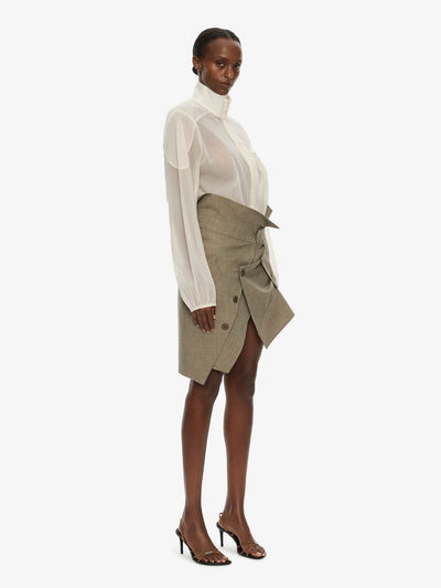 Dannie Lucent Mottled Sheer Bomber