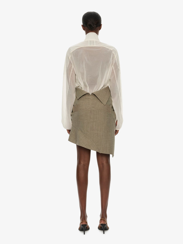 Dannie Lucent Mottled Sheer Bomber