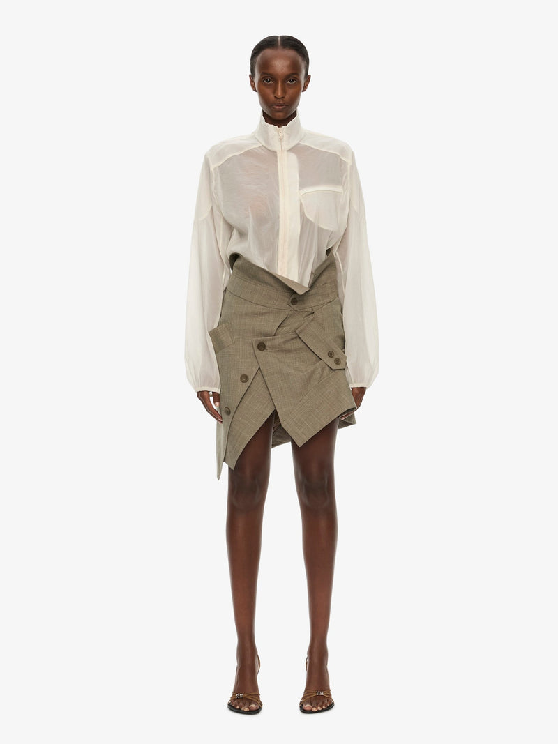 Dannie Lucent Mottled Sheer Bomber - Image 5
