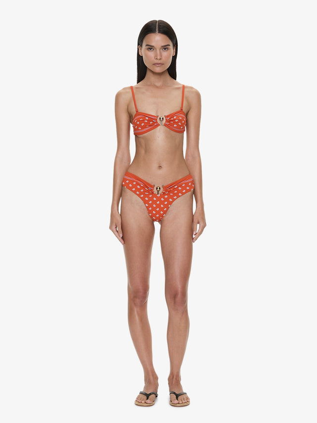 Bandana Ruched Orbit Bandeau