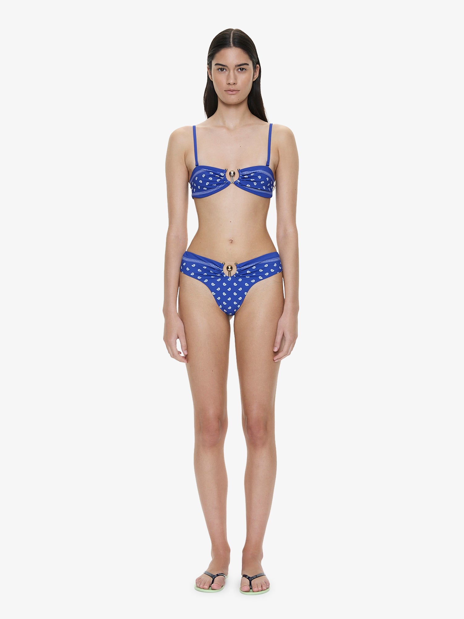Bandana Ruched Orbit Bandeau