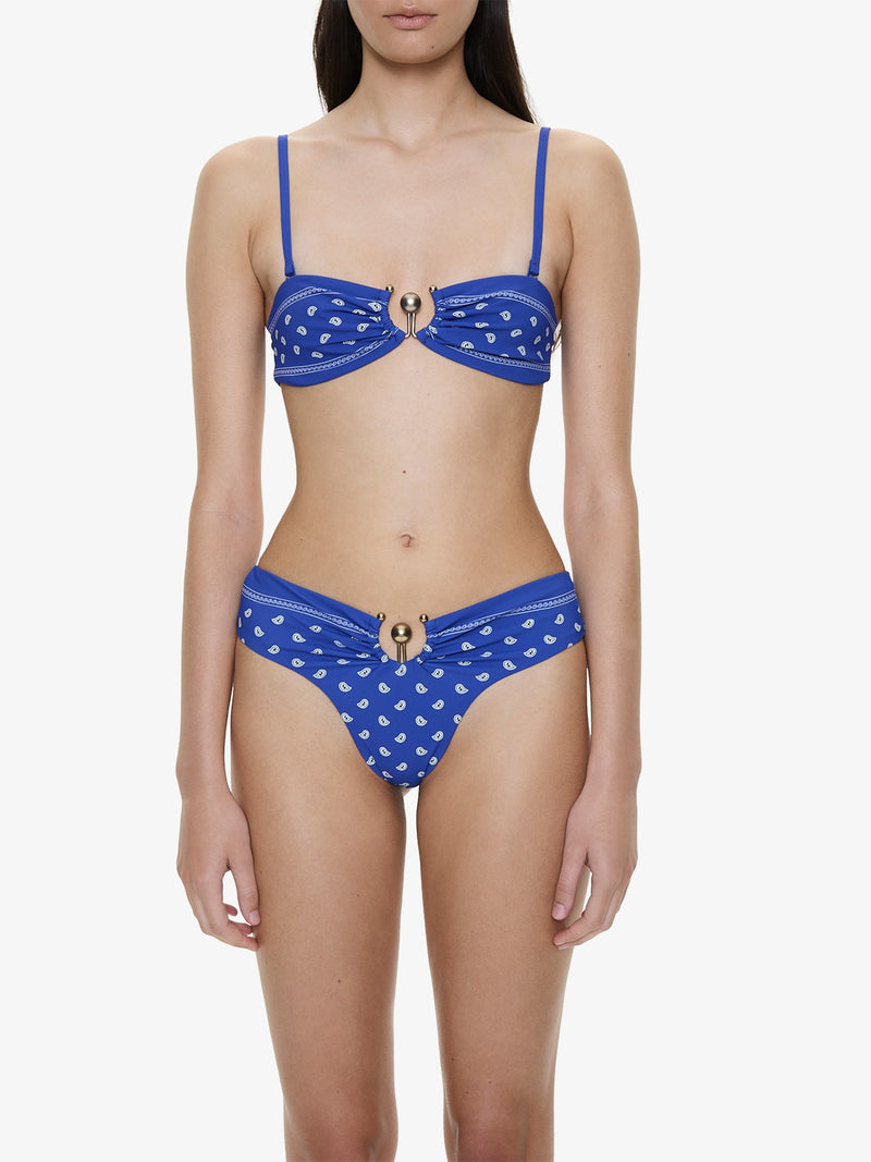 Bandana Ruched Orbit Bandeau - Image 4