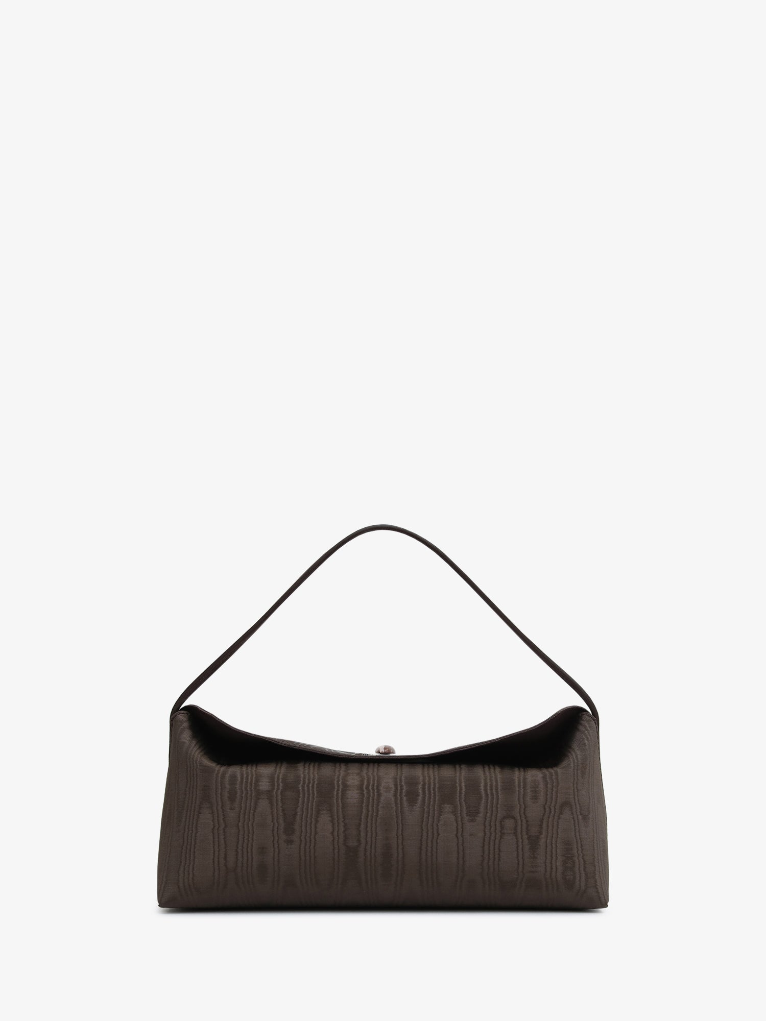 Doba Quartz Turnlock Moire Shoulder Bag