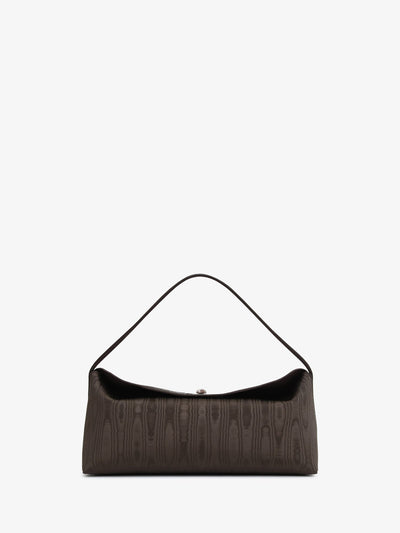 Doba Quartz Turnlock Moire Shoulder Bag