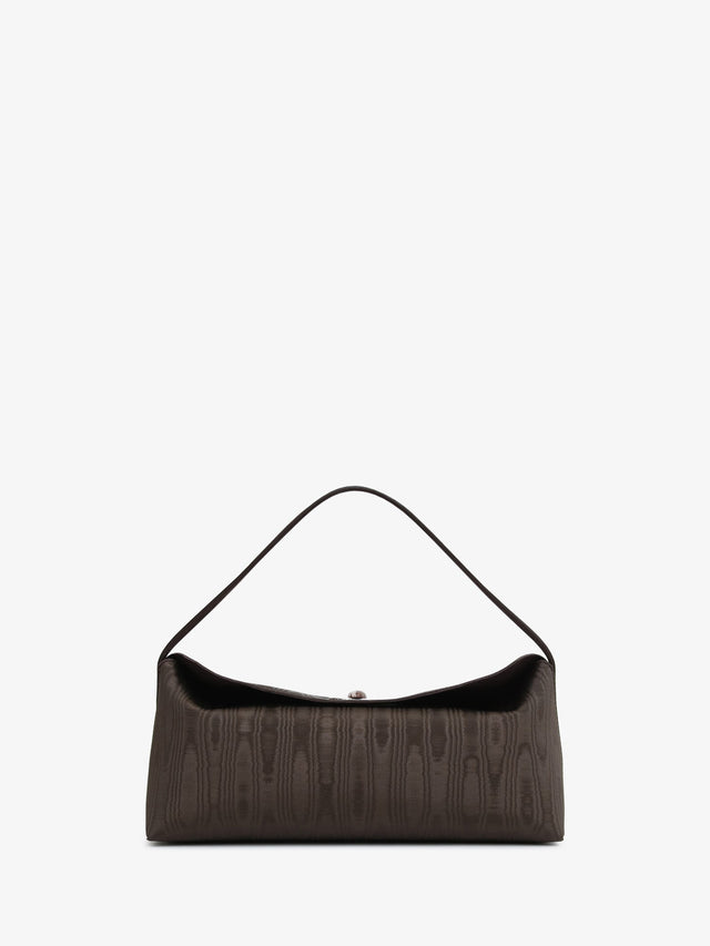 Doba Quartz Turnlock Moire Shoulder Bag
