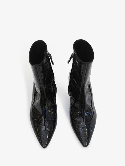 Corte Embossed Ankle Boot