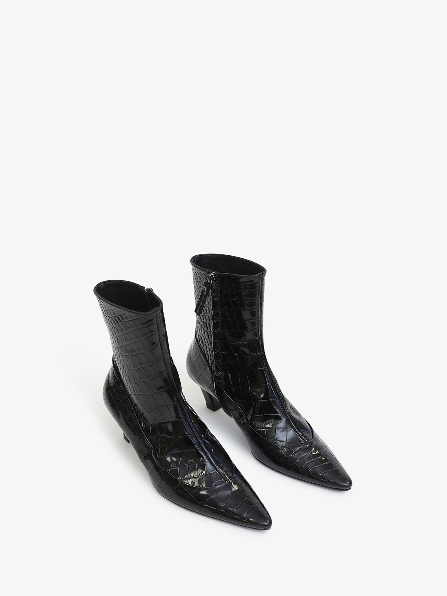 Corte Embossed Ankle Boot