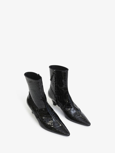 Corte Embossed Ankle Boot