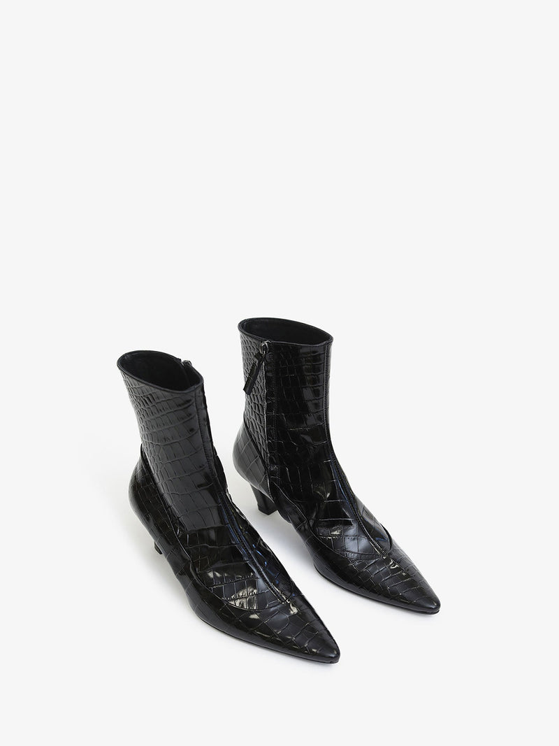 Corte Embossed Ankle Boot - Image 2