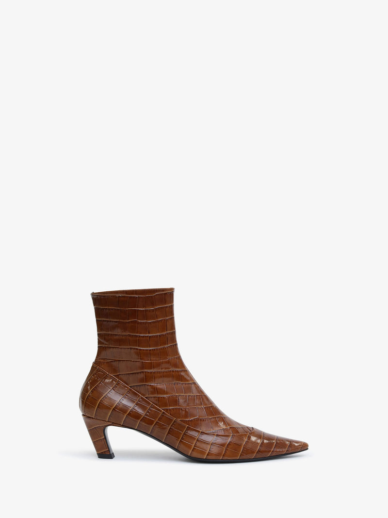 Corte Embossed Ankle Boot - Image 1