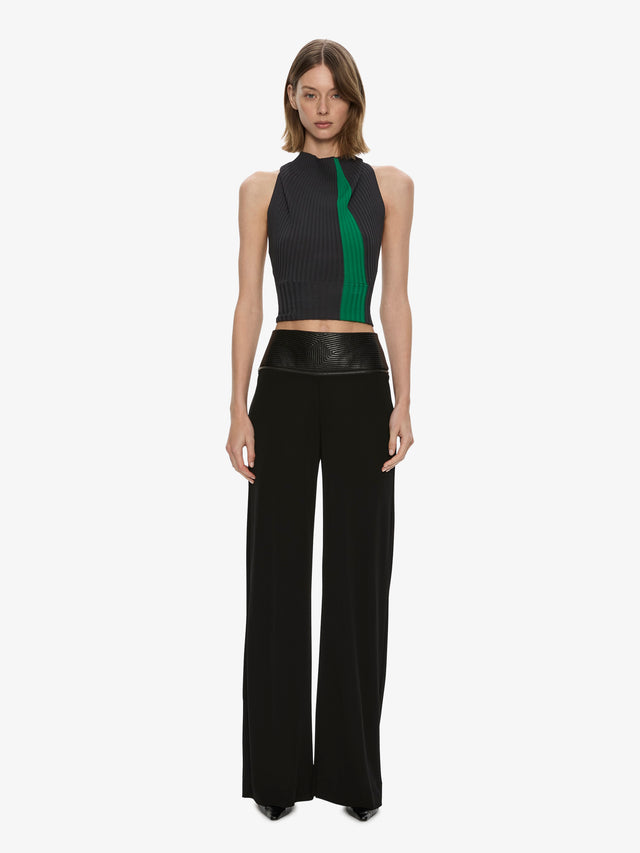 Auto Upholstered Leather Trouser