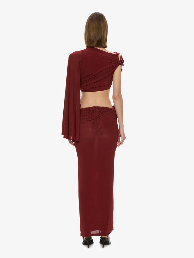 Aurelia Sculpted Spiral Drape Top