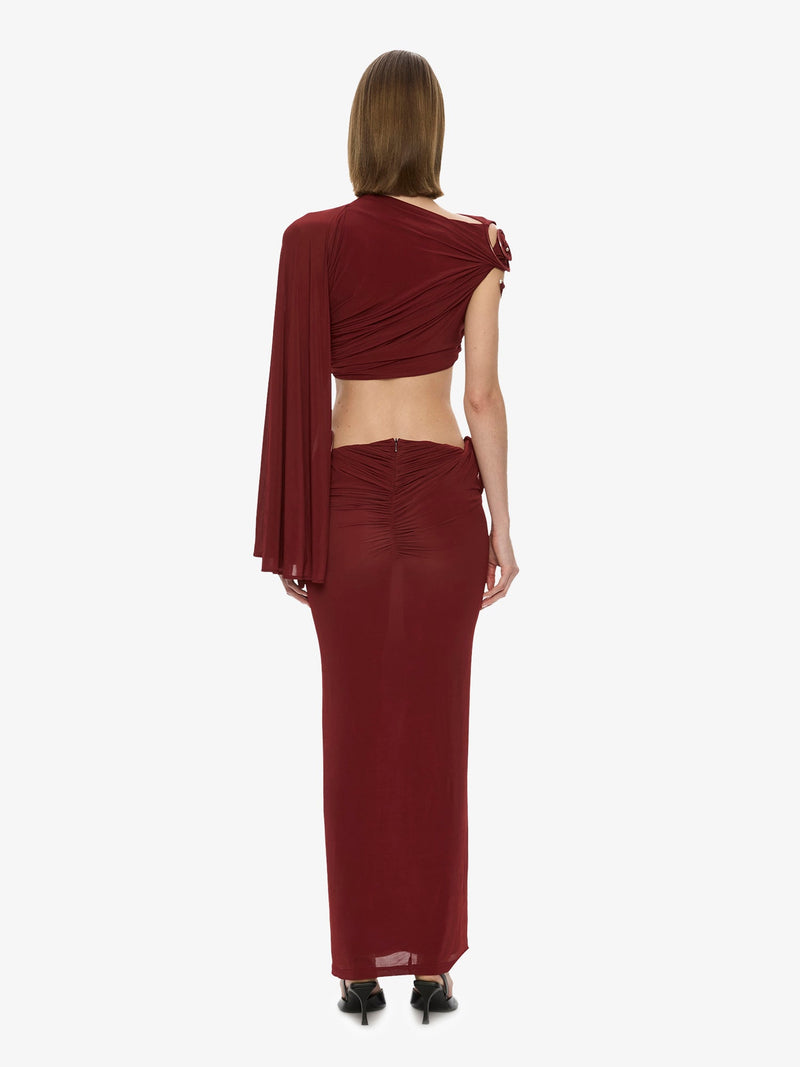 Aurelia Sculpted Spiral Drape Top - Image 5