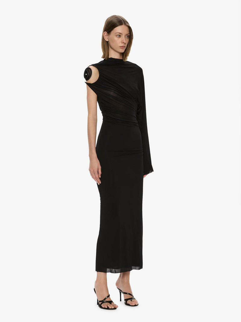 Aurelia Sculpted Spiral Drape Gown - Image 2