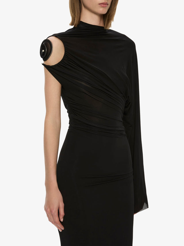 Aurelia Sculpted Spiral Drape Gown