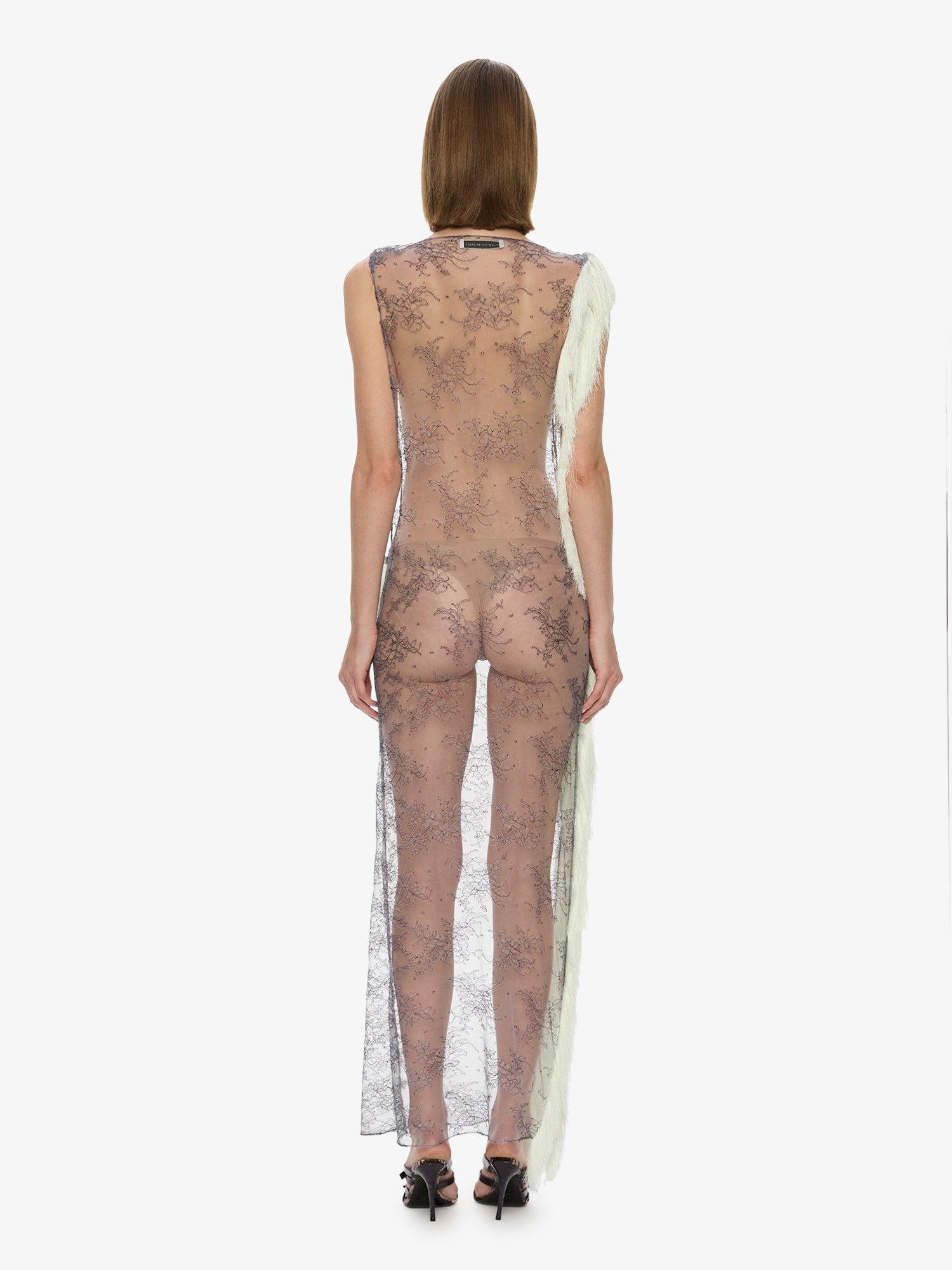 Fringed Lace Dress