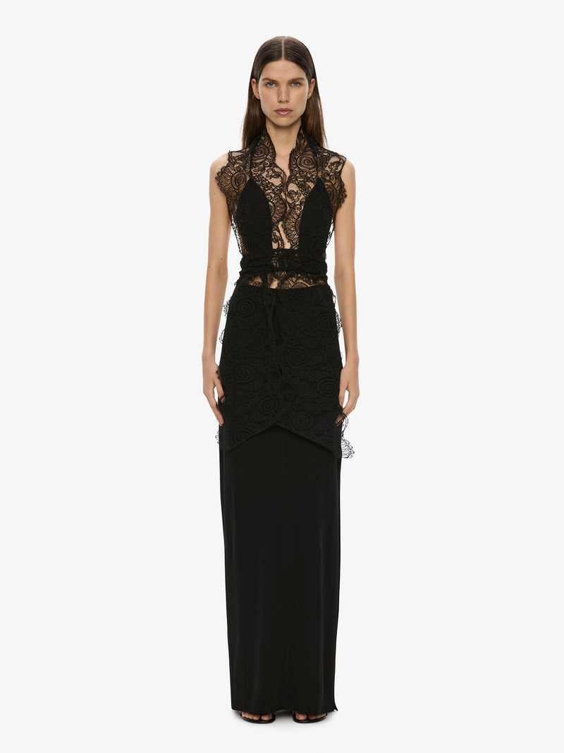 Spiral Lace Scarf Dress - Image 1