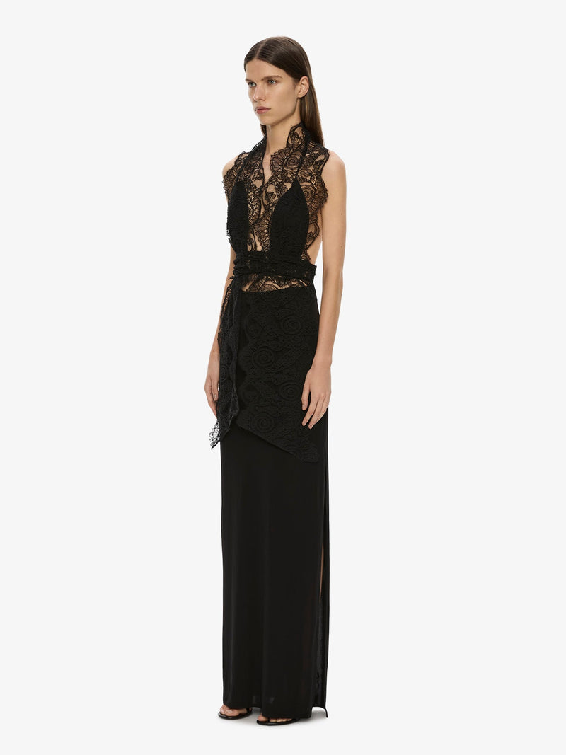 Spiral Lace Scarf Dress - Image 3