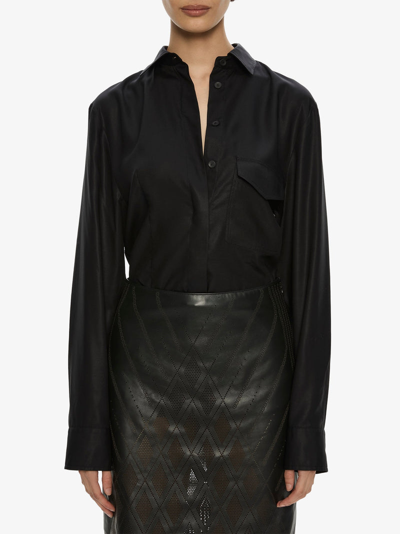 Perforated Leather Skirt - Image 2
