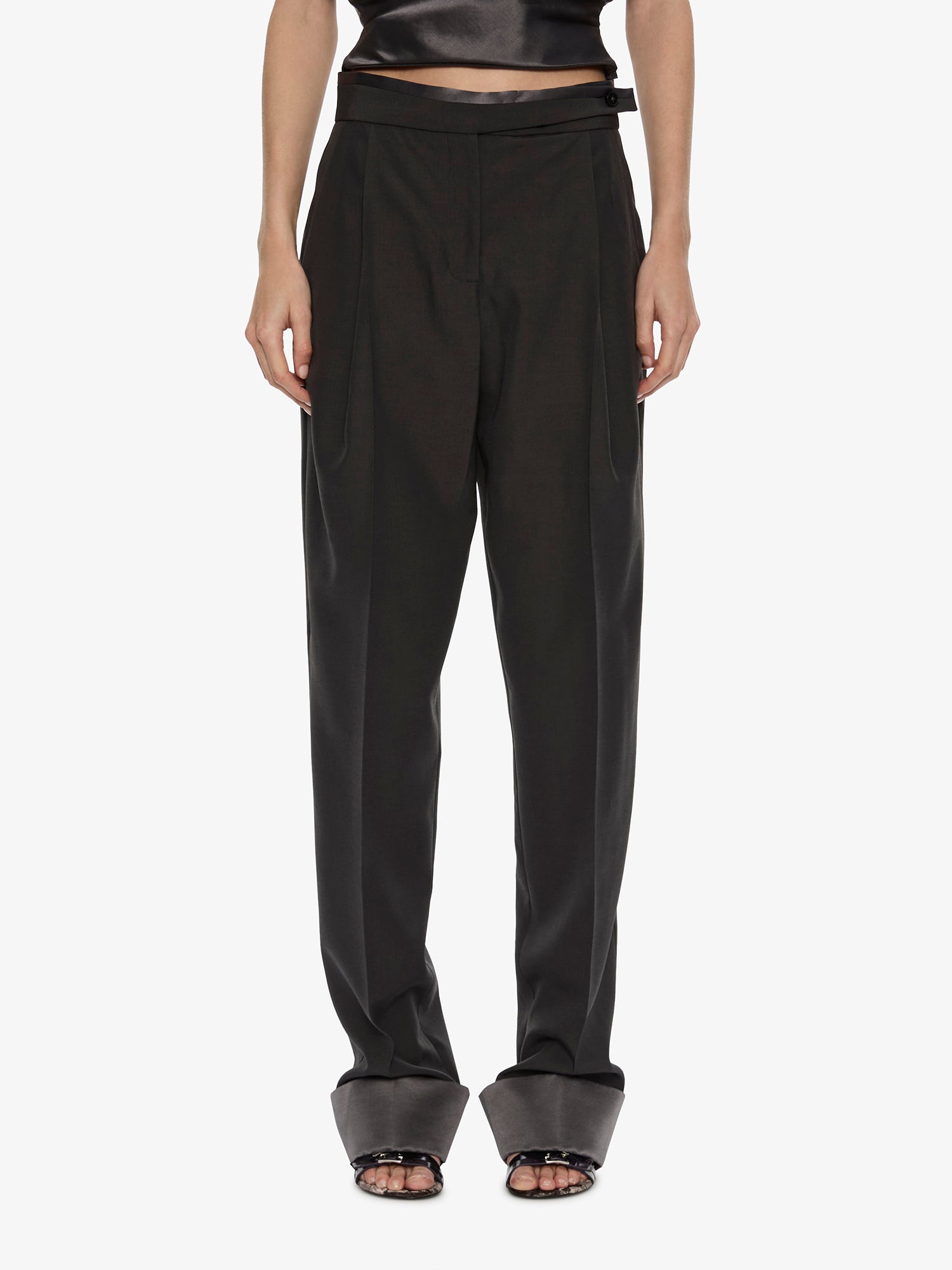 Rowan Sateen Cuffed Trouser