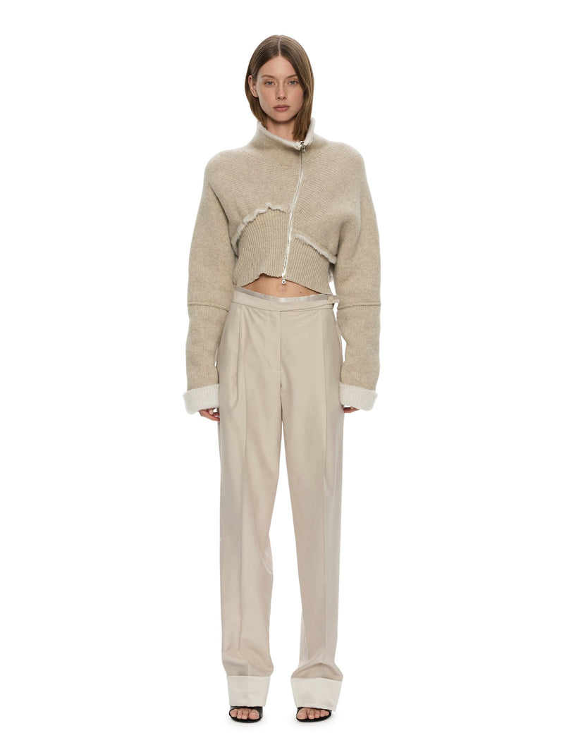 Rowan Sateen Cuffed Trouser - Image 1