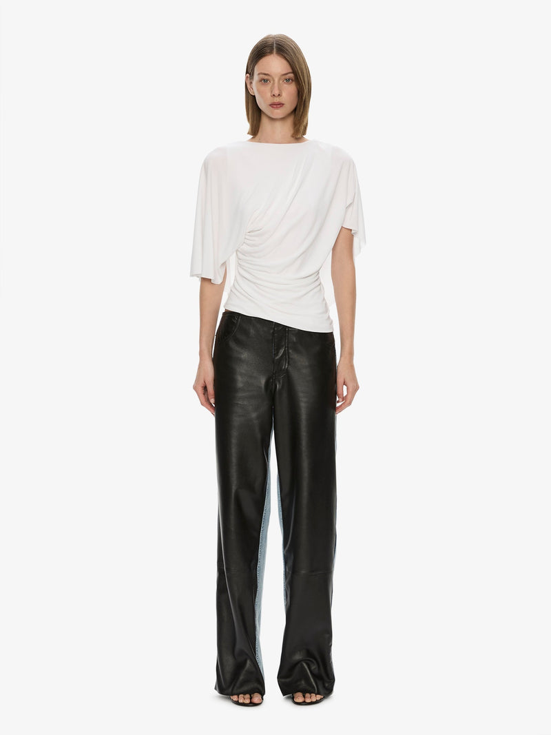 Troy Deconstruct Leather Jean - Image 1