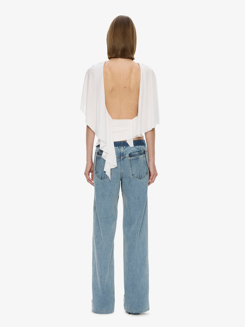 Troy Deconstruct Leather Jean - Image 2