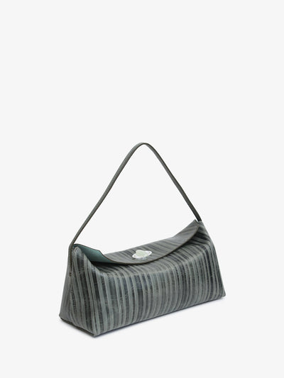 Doba Quartz Turnlock Two Tone Shoulder Bag