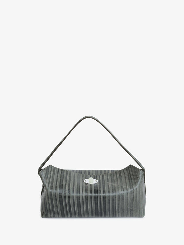 Doba Quartz Turnlock Two Tone Shoulder Bag