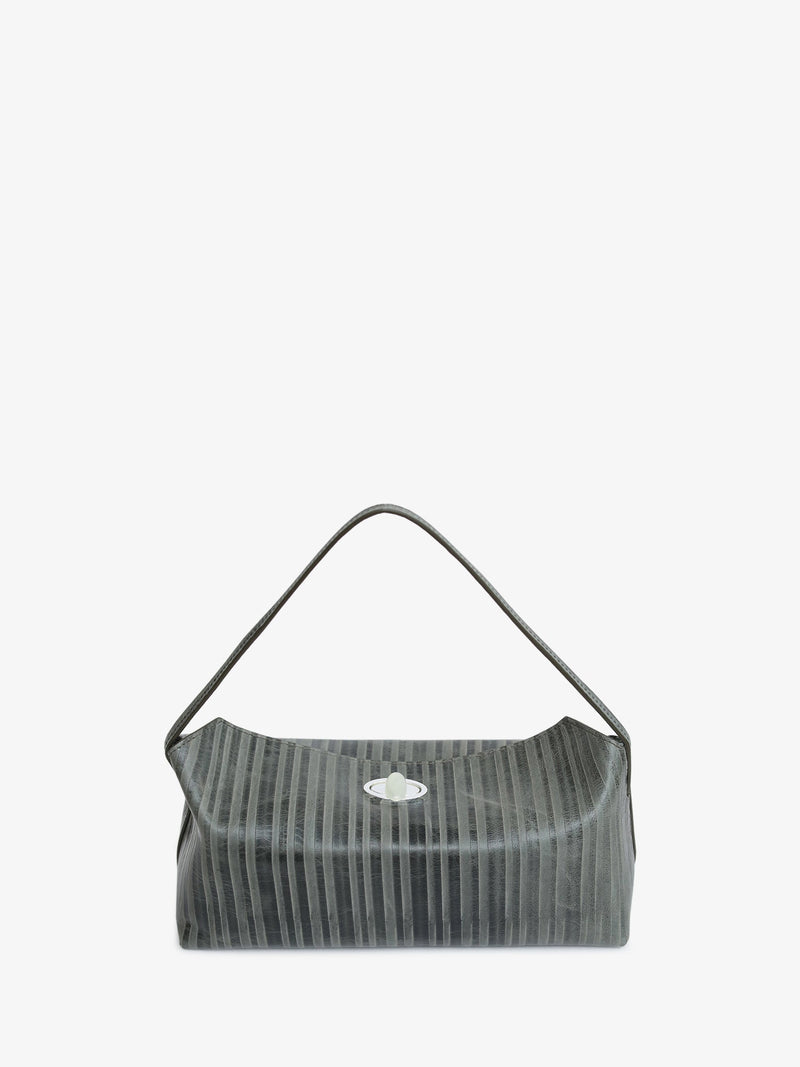 Doba Quartz Turnlock Two Tone Shoulder Bag - Image 4