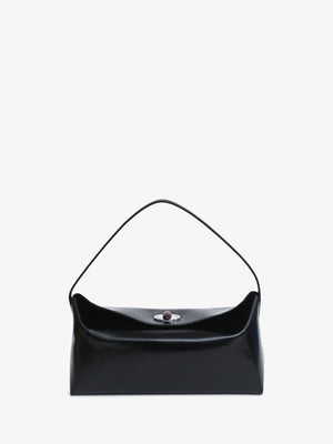 Doba Quartz Turnlock Polished Shoulder Bag