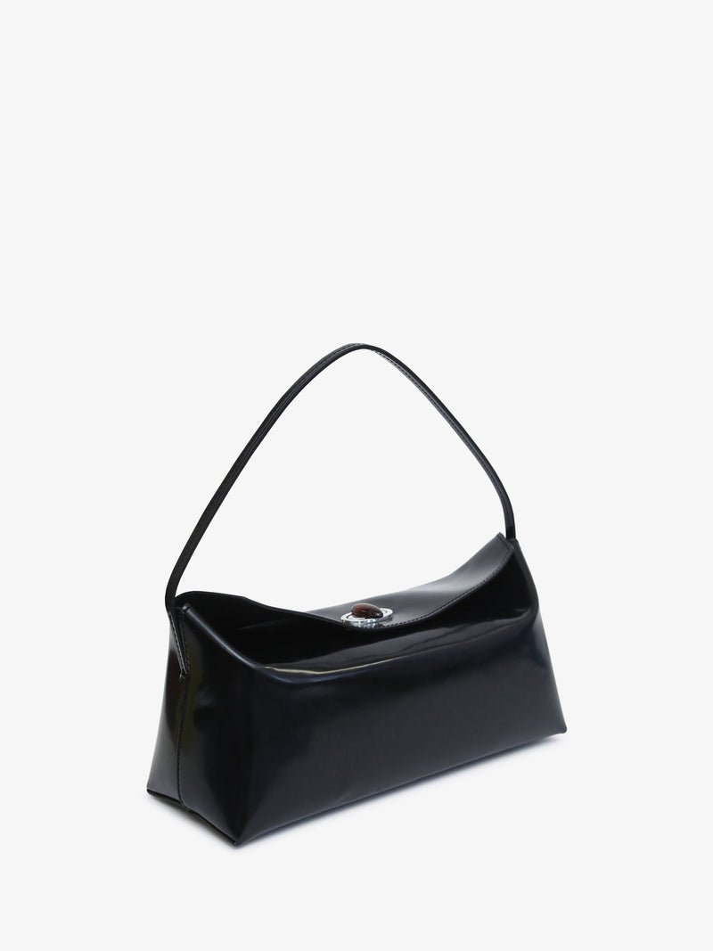 Doba Quartz Turnlock Polished Shoulder Bag - Image 2