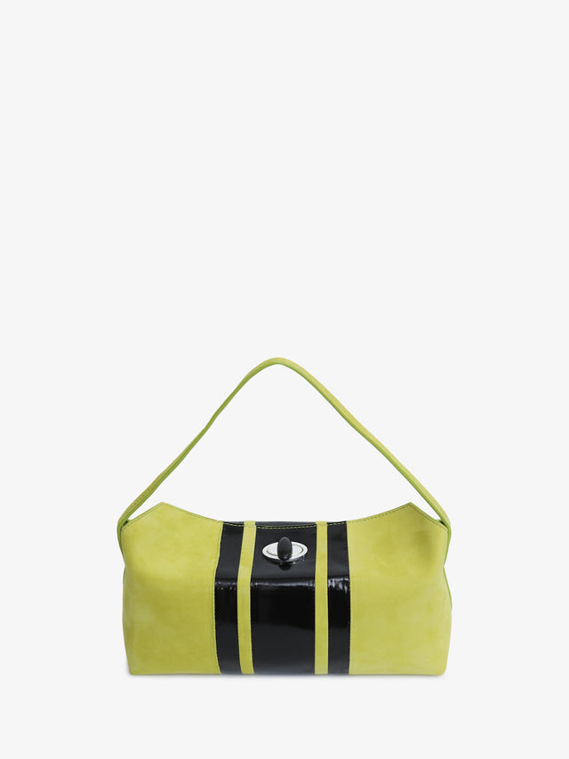 Doba Quartz Turnlock Motor Shoulder Bag