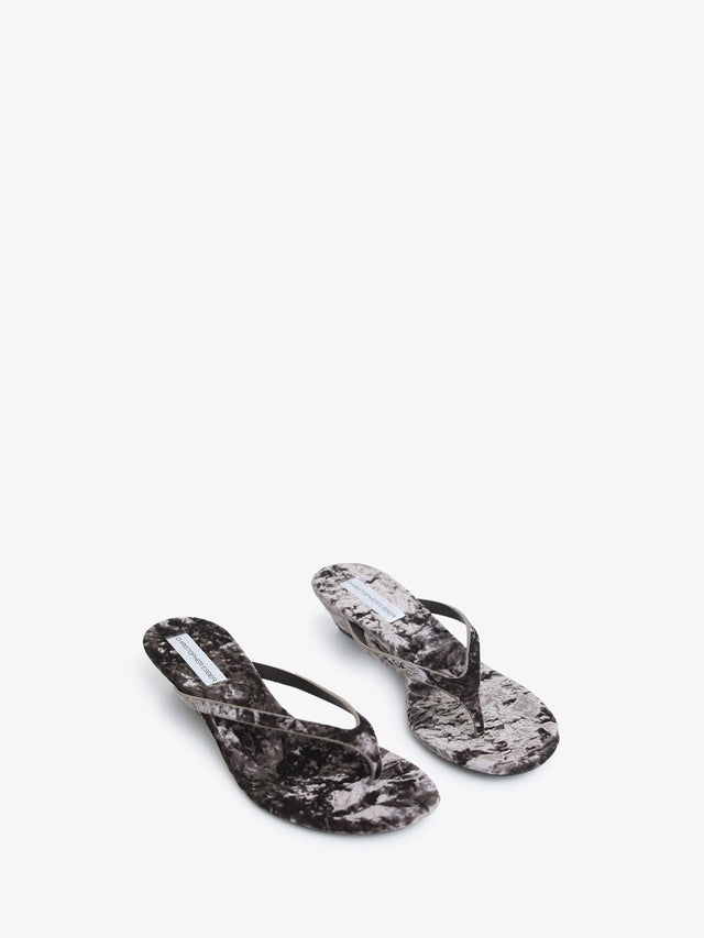Scala Velvet Wedge