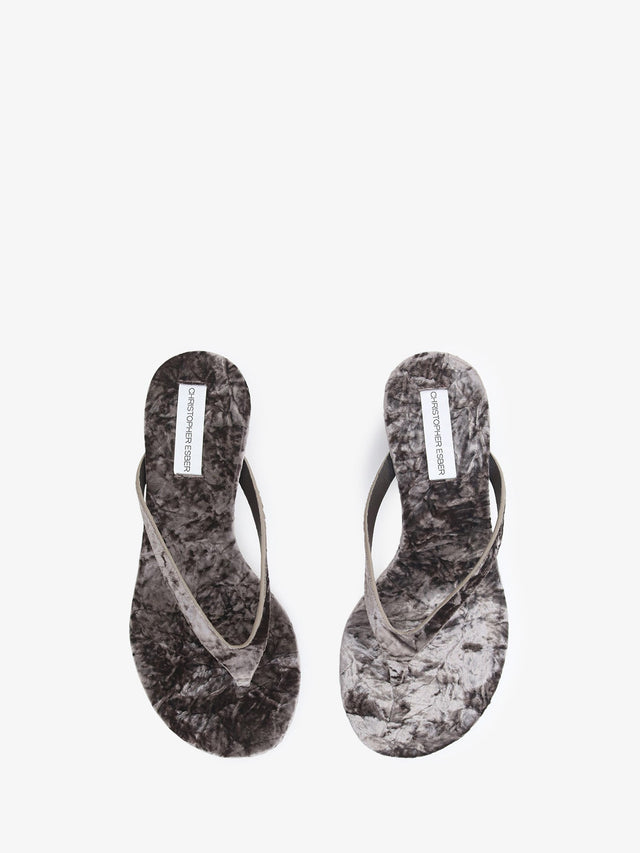 Scala Velvet Wedge