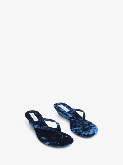 Scala Velvet Wedge