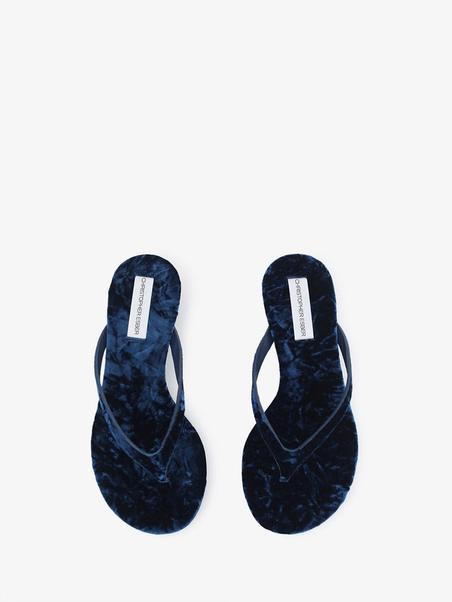 Scala Velvet Wedge