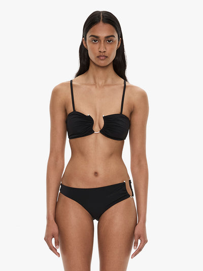Ruched Crescent Bandeau
