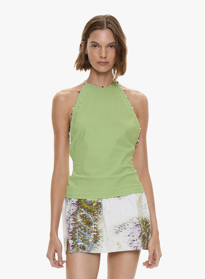 Beach Quartz Halter Lycra Top