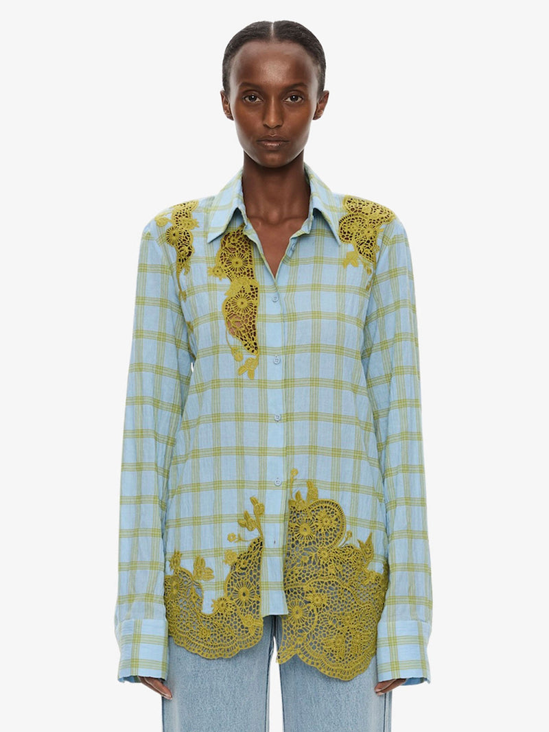 Maya Embroidered Handkerchief Shirt - Image 1