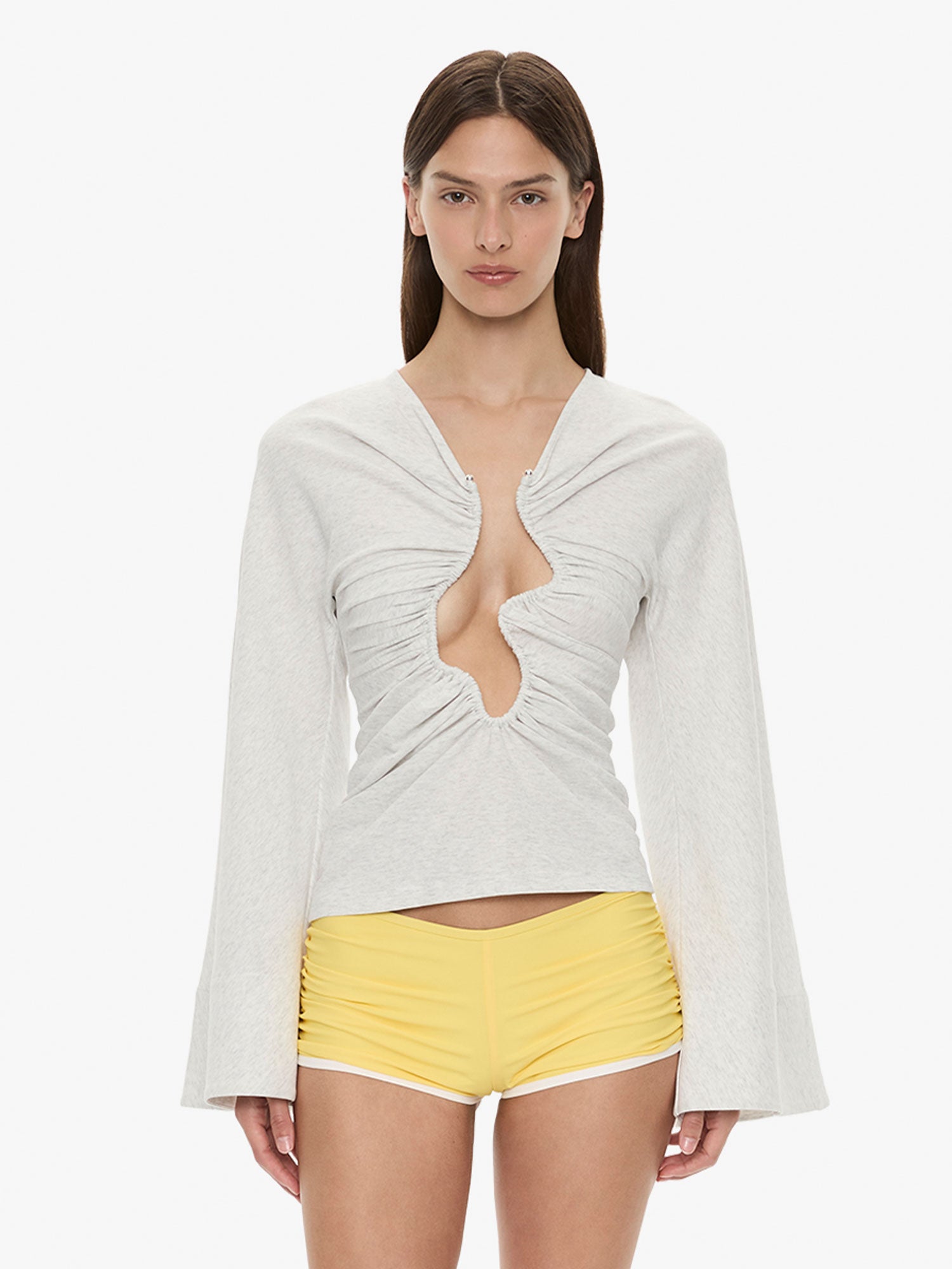 Salacia Ruched Long Sleeve Top