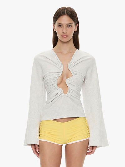 Salacia Ruched Long Sleeve Top