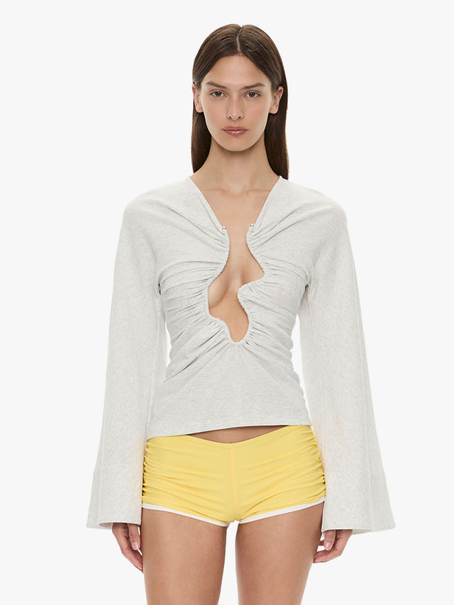 Salacia Ruched Long Sleeve Top