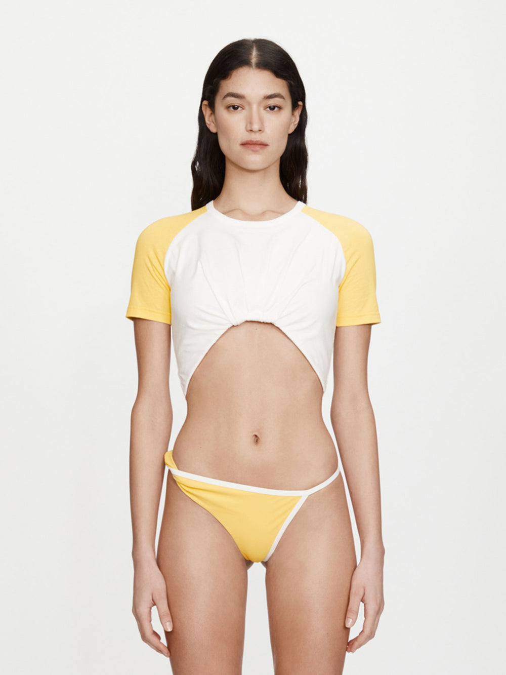 Tucked Ringer Jersey Tee