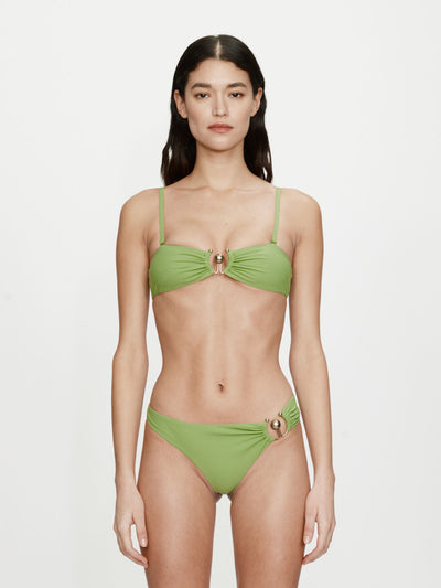 Ruched Prong Bandeau