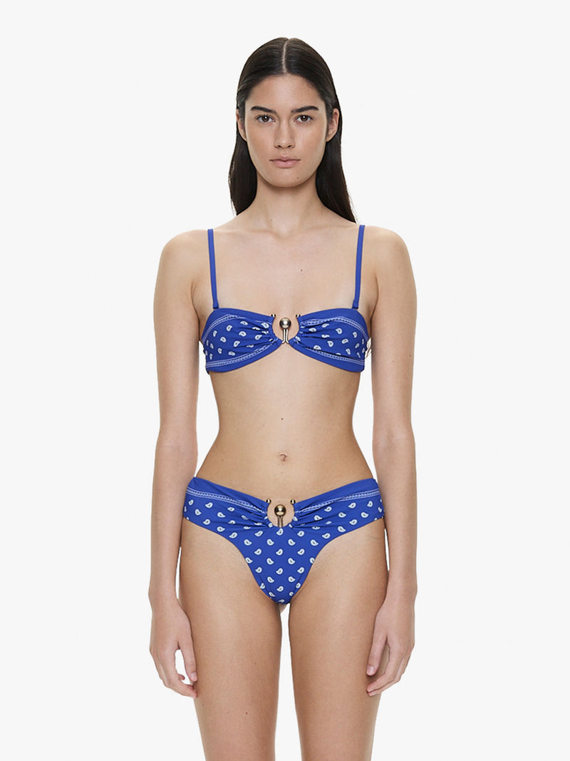Bandana Ruched Orbit Bandeau - Image 1