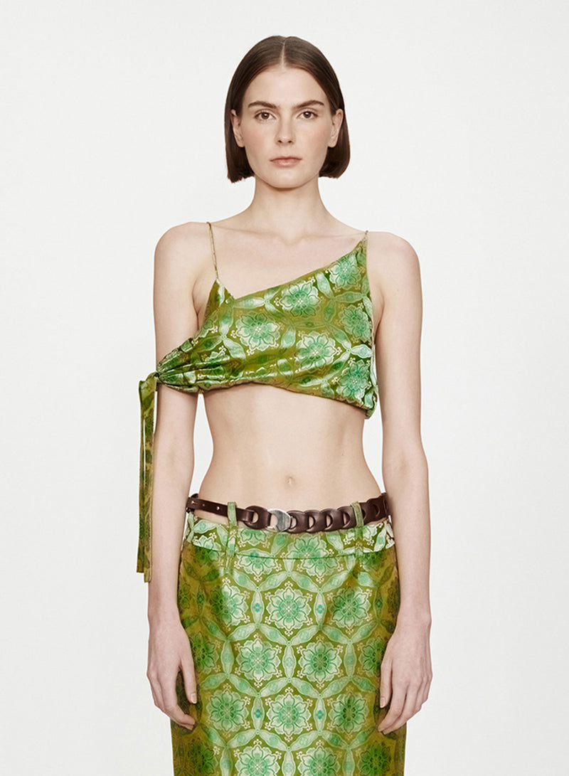 Palmira Handkerchief Tie Top - Image 1