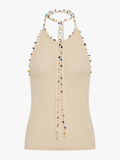 Beach Quartz Halter Tank